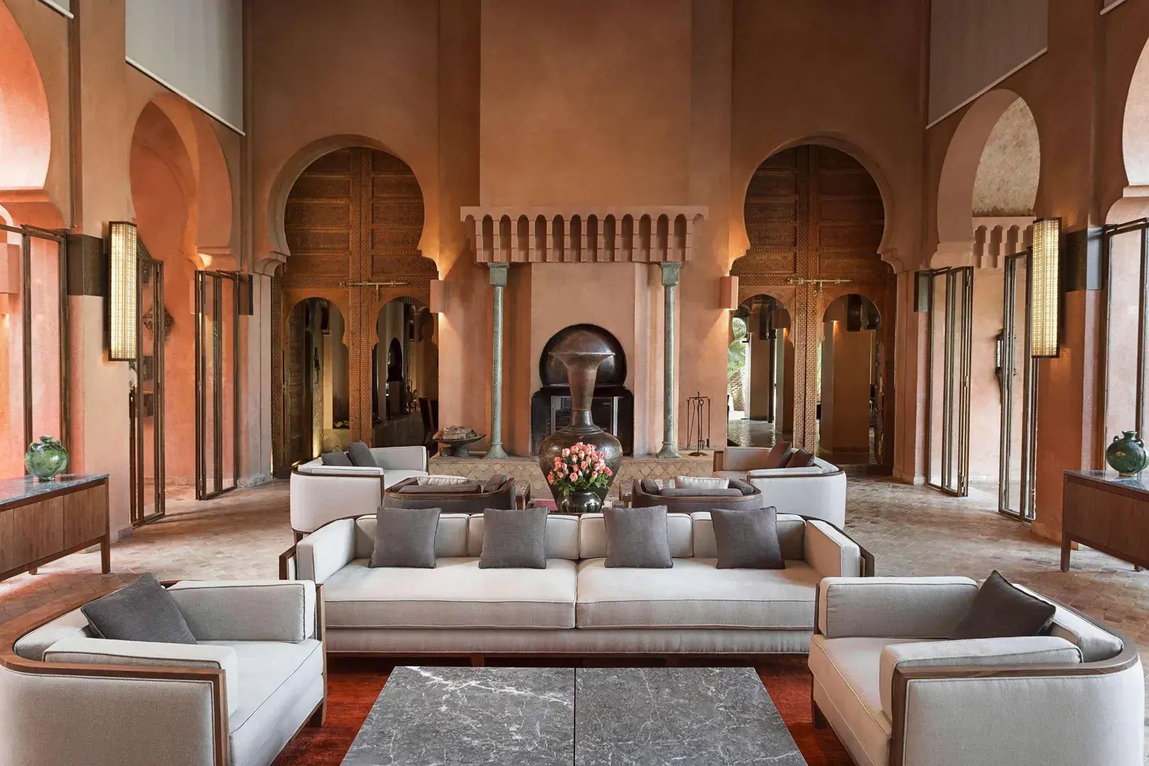 amanjena marrakesch marokko afrika sitzbereich the family project luxus familie kinder reisen