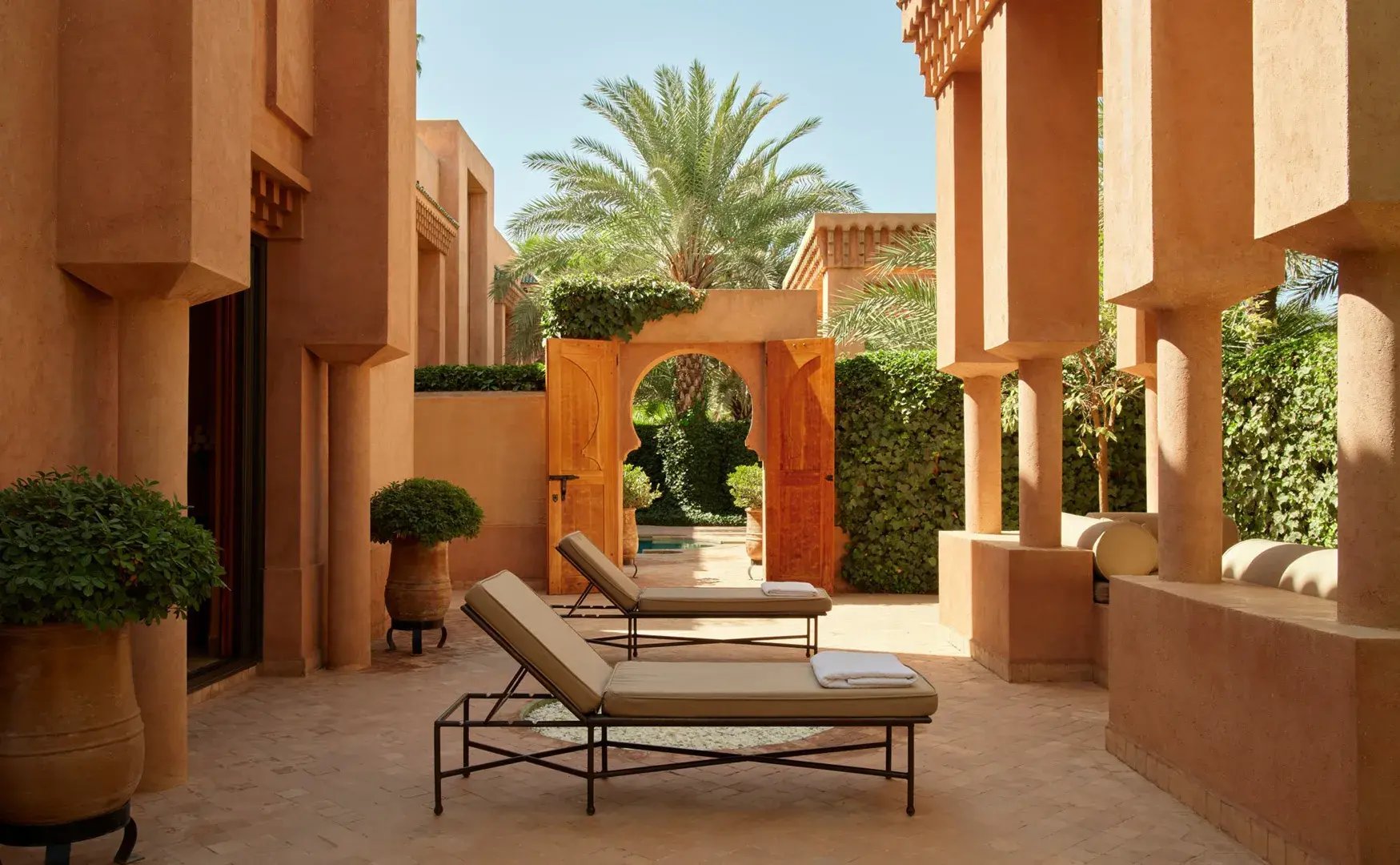 amanjena marrakesch marokko afrika terrasse the family project luxus familie kinder reisen