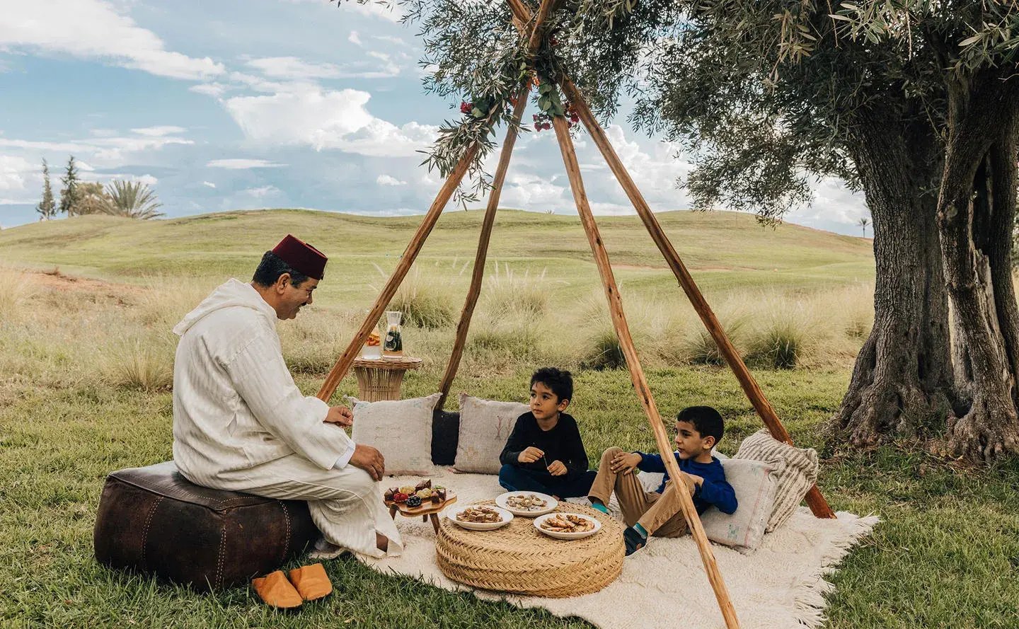 amanjena marrakesch marokko afrika picknick