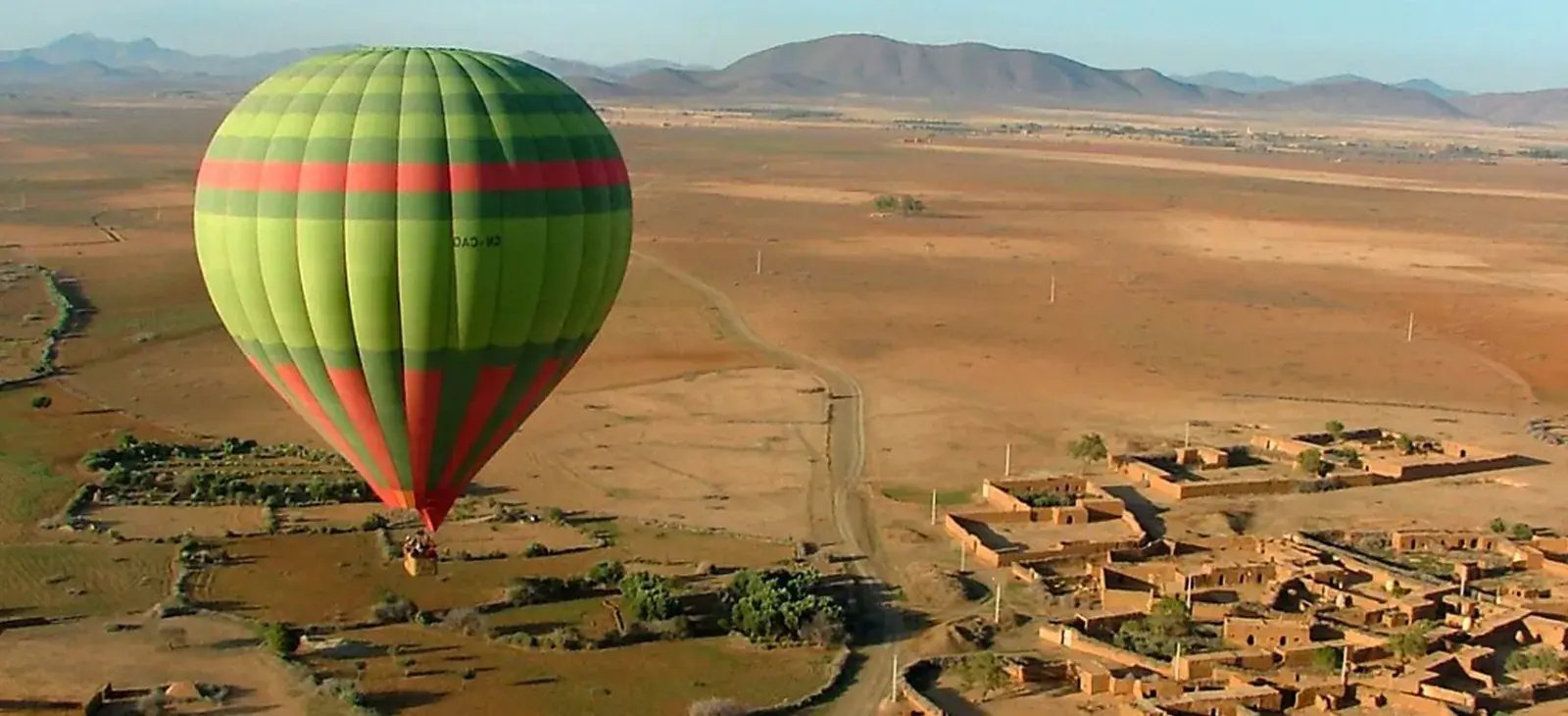 la sultana marrakech marokko heissluftballonausflug