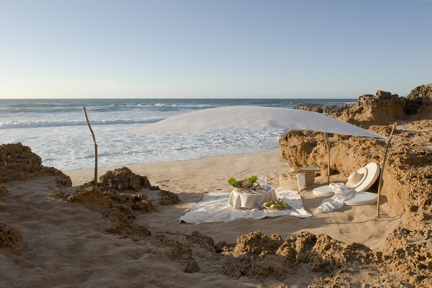 la-sultana-oualidia-marokko-familienluxusreise-thefamilyproject-picknick-meer