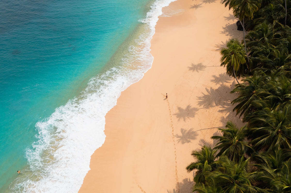 Strand auf Principe