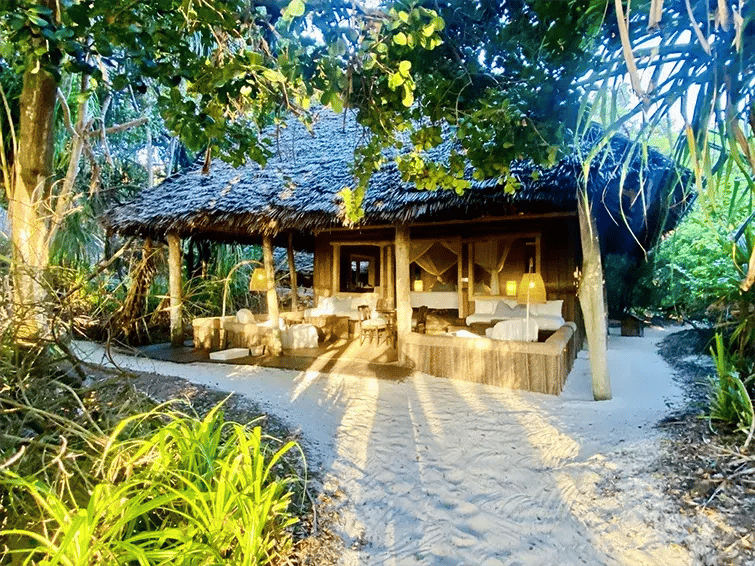 2 andbeyond mnemba island lodge zanzibar sansibar afrika privatbilder hutte