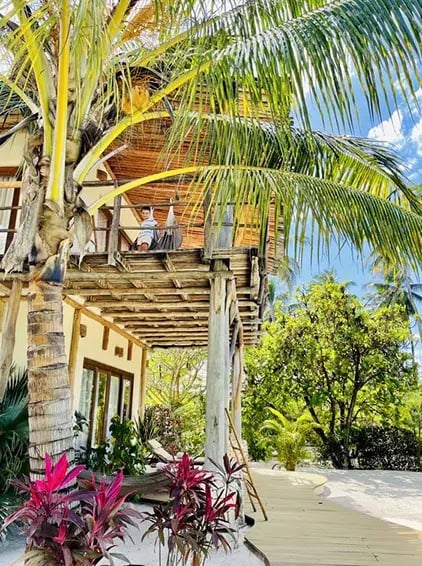 zanzibar white sand luxury villas spa sansibar afrika exklusiv the family project hutte sand