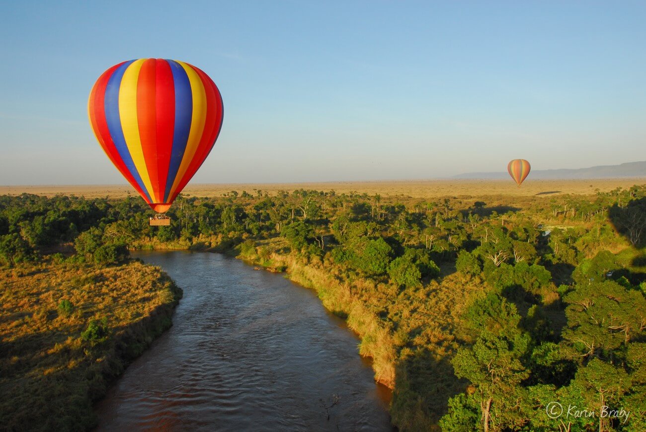 Angama-Mara-Kenia-Familienluxusreise-Ballonfahrt