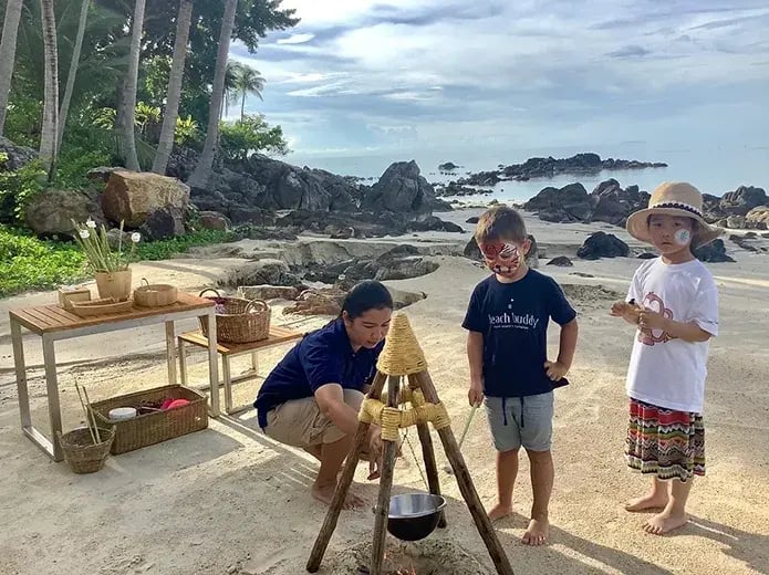 asien thailand fourseasonskohsamui the family project luxus familie kinder privatbilder kidsclub