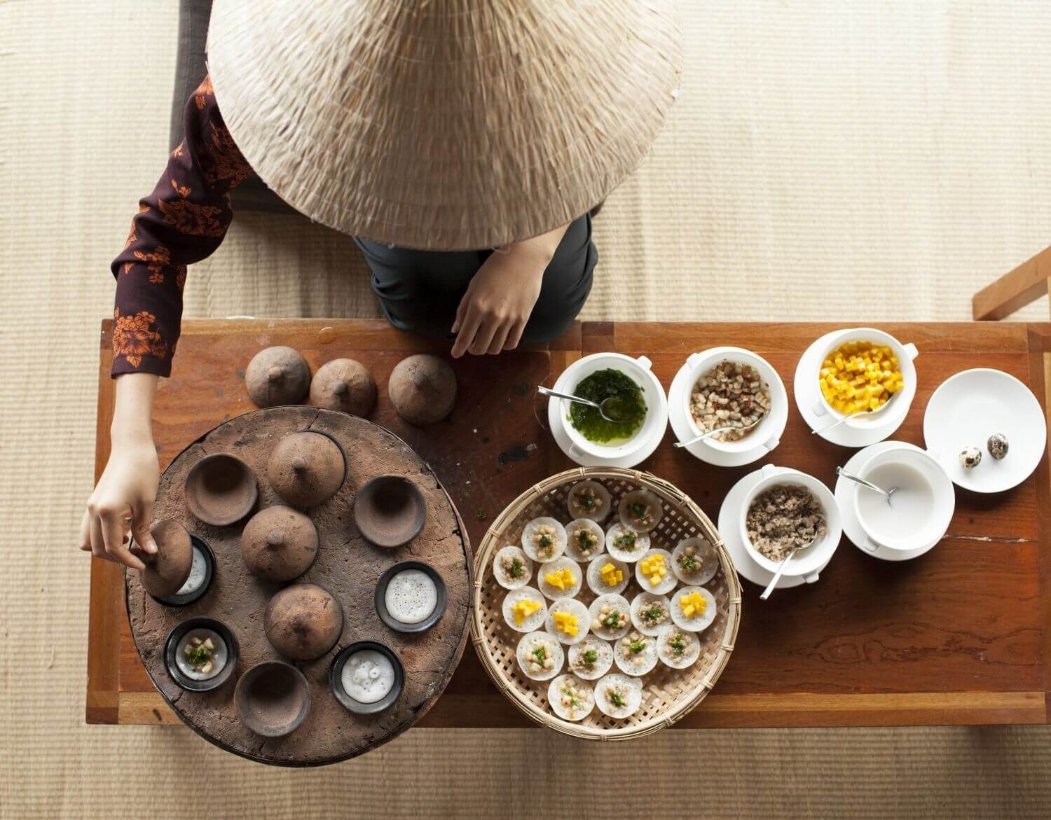 amanoi-restaurant-vietnam-asien-familienluxusreisen landestypisches Essen