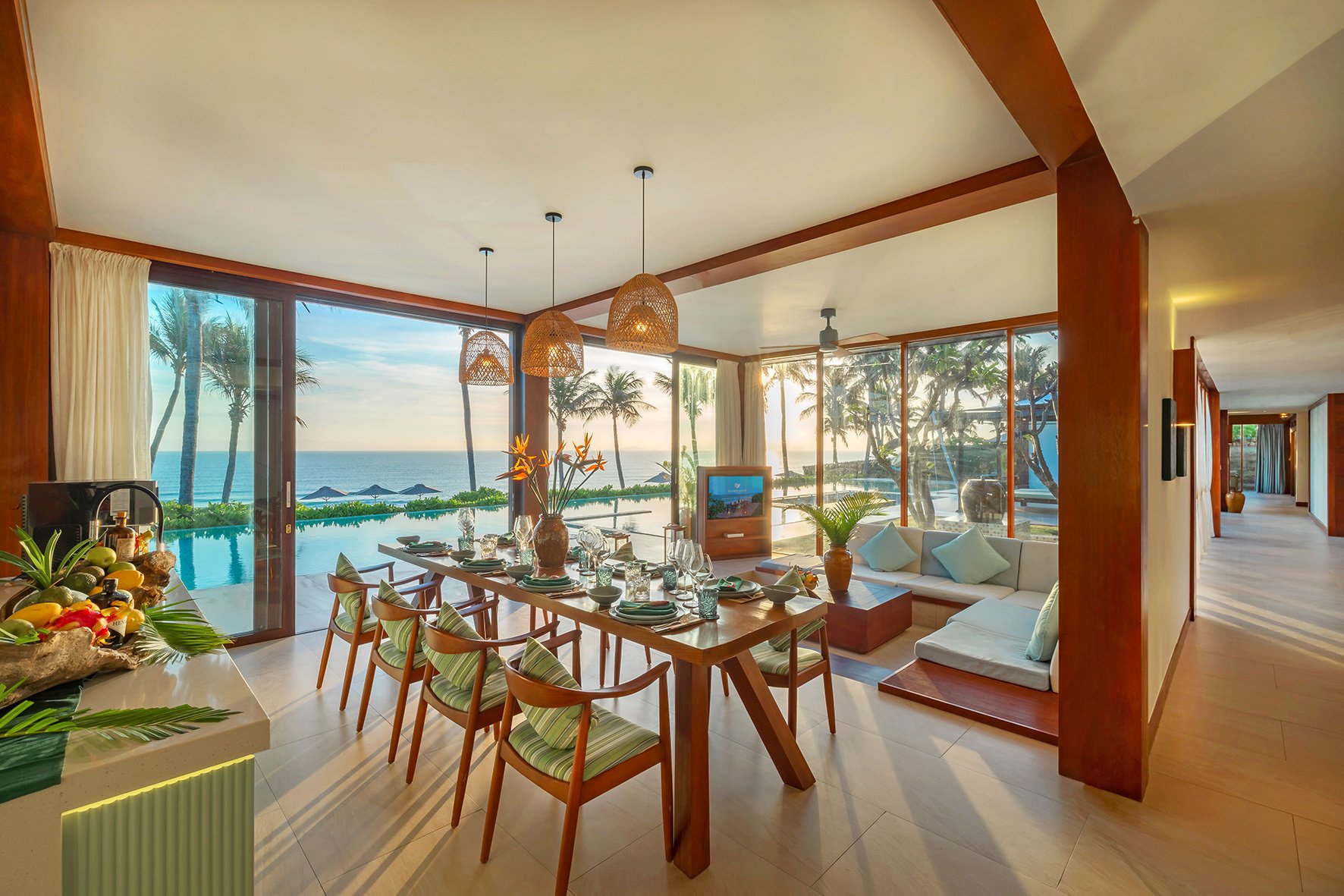 Fusion Resort Cam Ranh Familienluxusreisen TheFamilyProject Essbereich