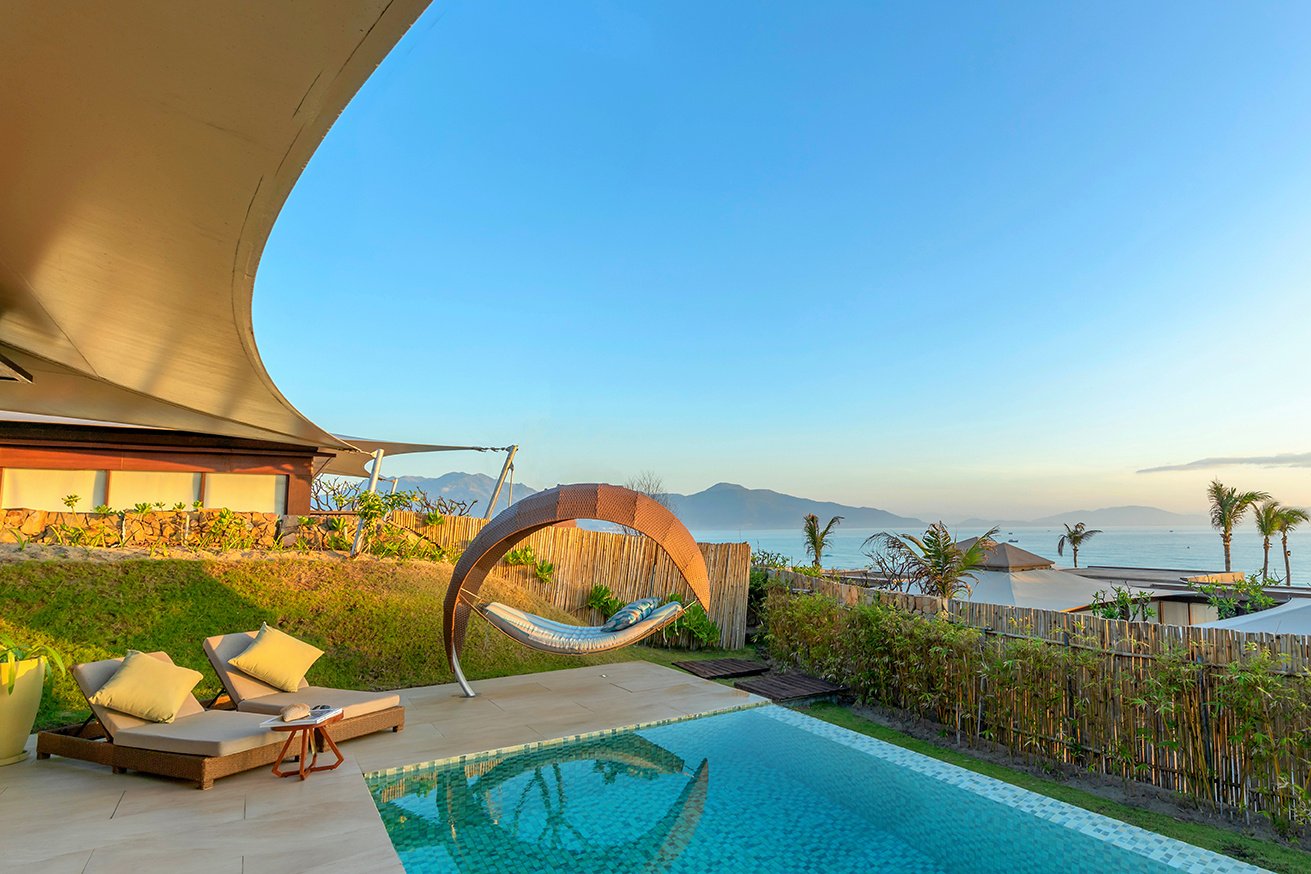 Fusion Resort Cam Ranh Familienluxusreisen TheFamilyProject Garten