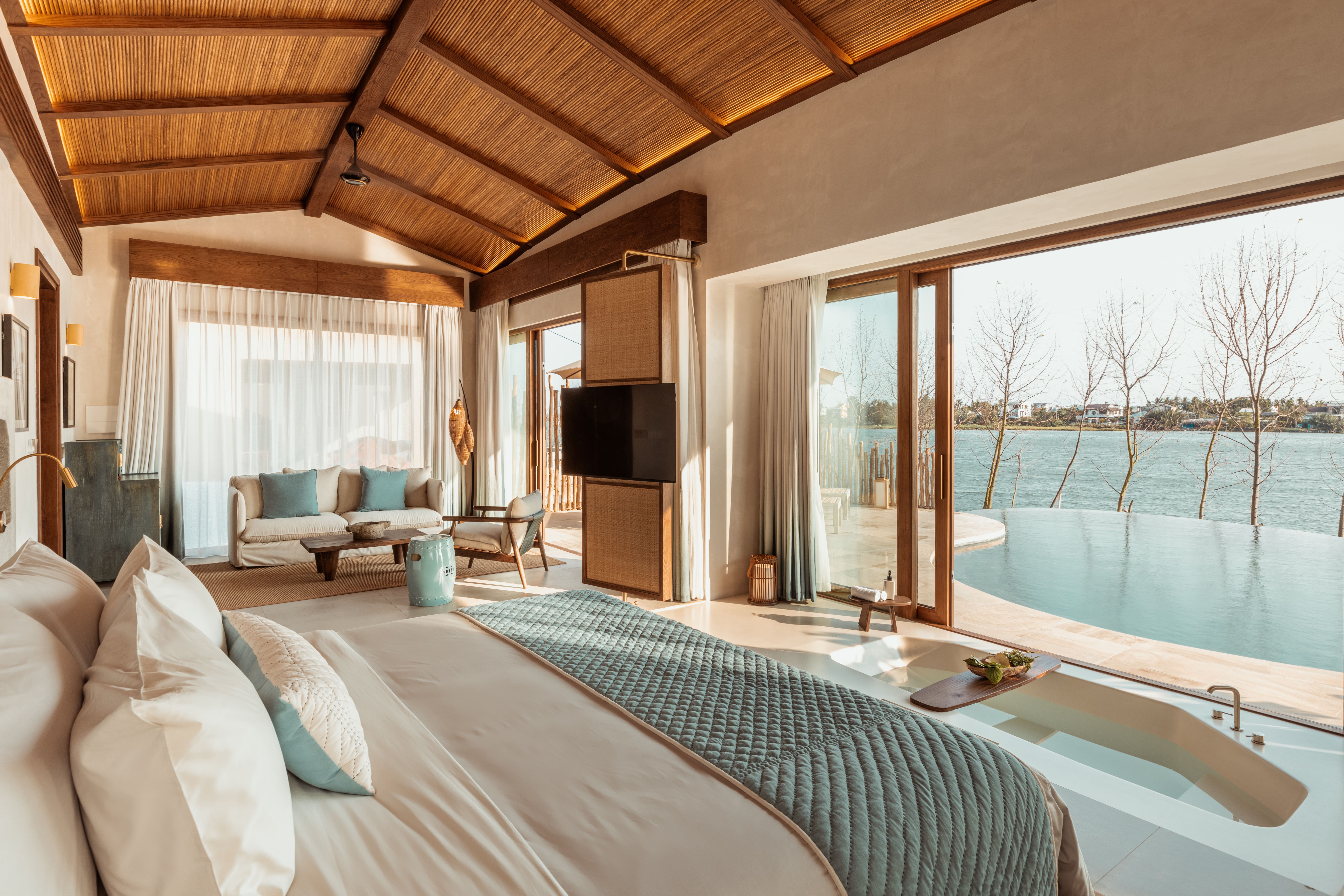 namia-vietnam-familienluxusreise-thefamilyproject-river-pool-villa-schlafzimmer