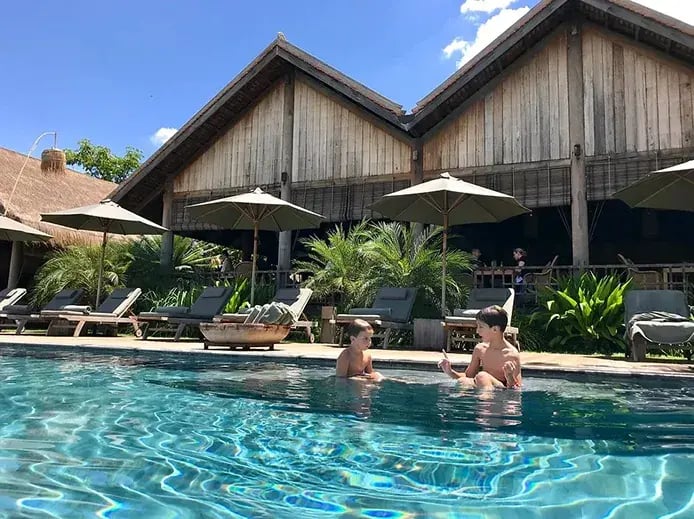 phum baitang zannier hotels siem reap kambodscha asien privatbilder pool kinder