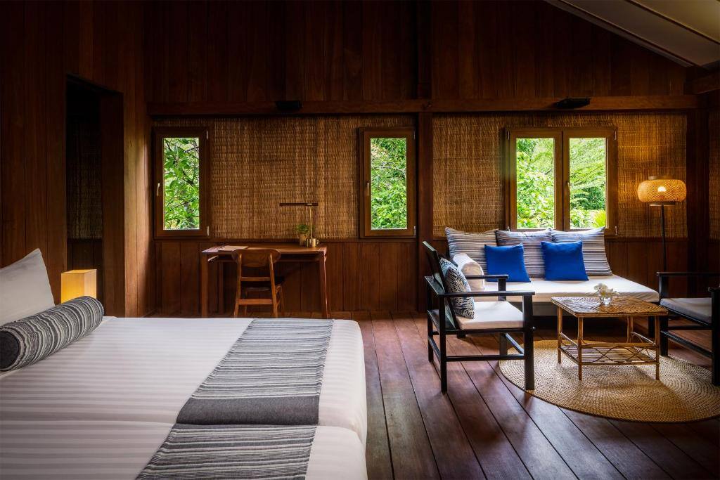Farmhouse Resort & Spa Smiling Gecko Familienluxusreisen TheFamilyProject Schlafzimmer