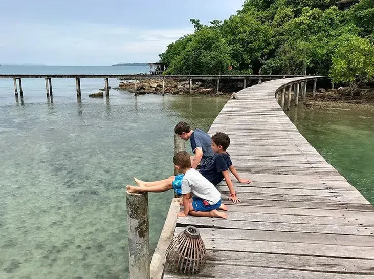 song saa private island koh rong archipelago kambodscha asien privatbilder steeg meer