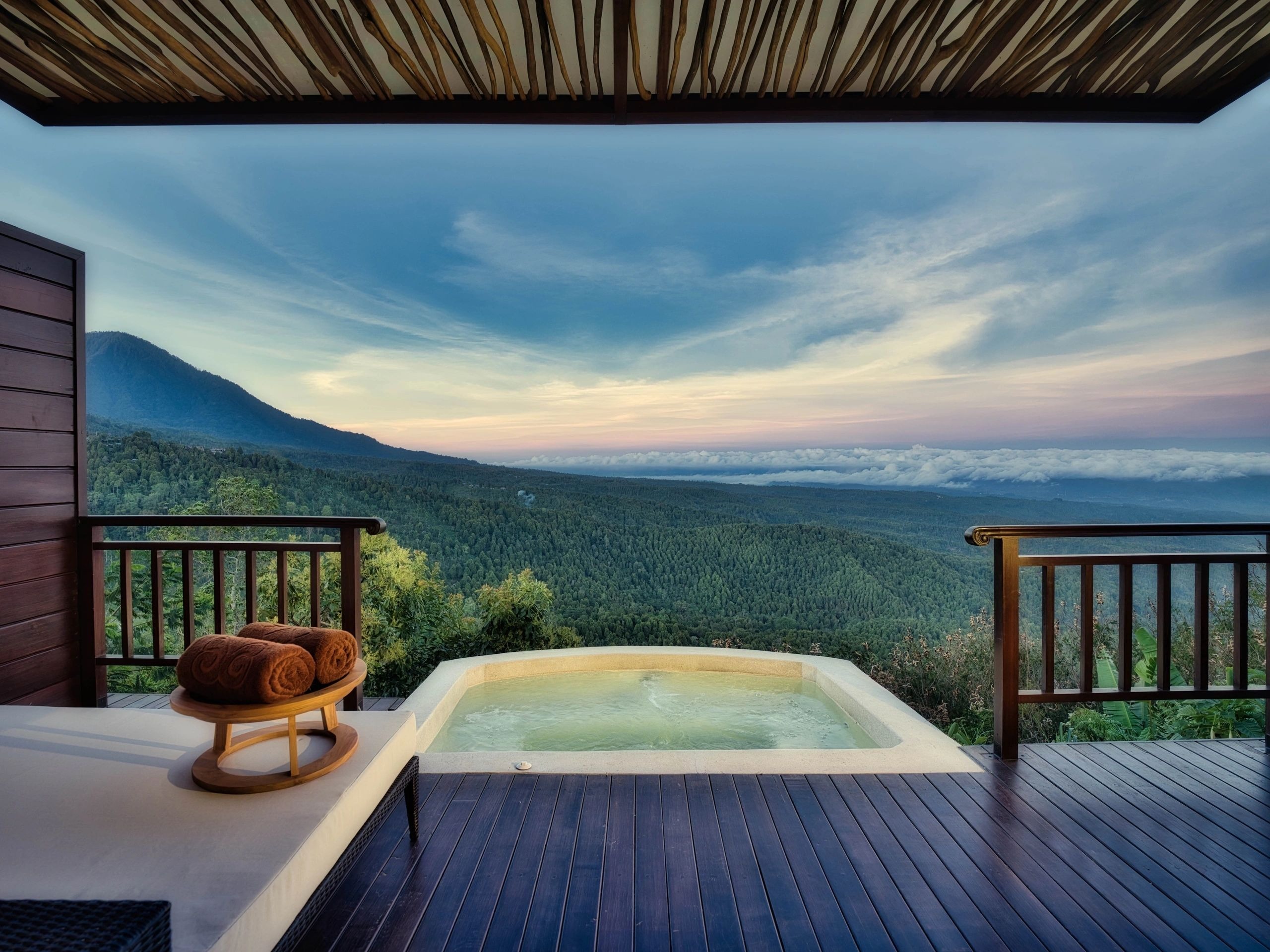 Jacuzzi mit Ausblick