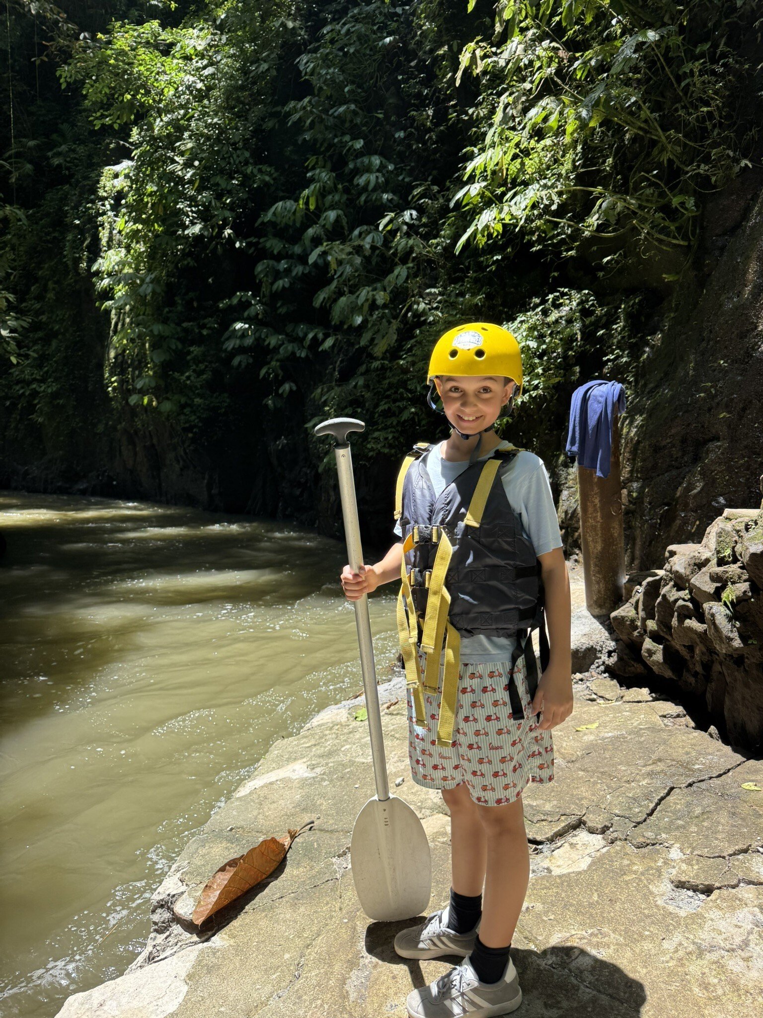 Mandapa und los geht das Ayung River Rafting