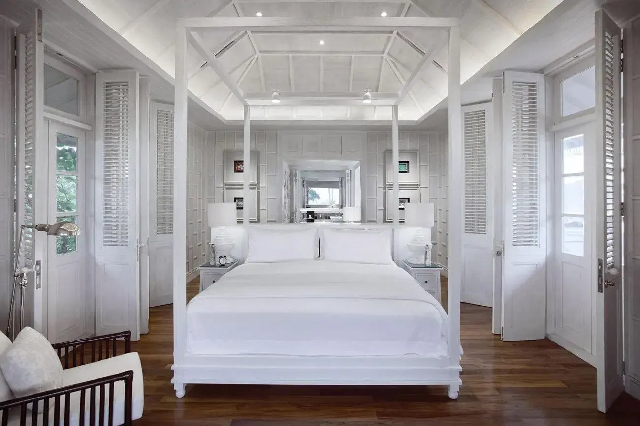 11 the sanchaya bintan island indonesien the family project luxusreise unterkunft schlafzimmer