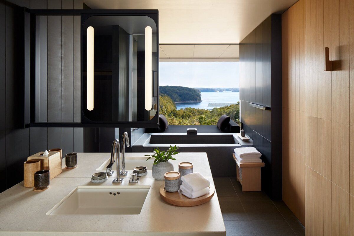 Amanemu Resort Familienluxusreisen TheFamilyProject Bad
