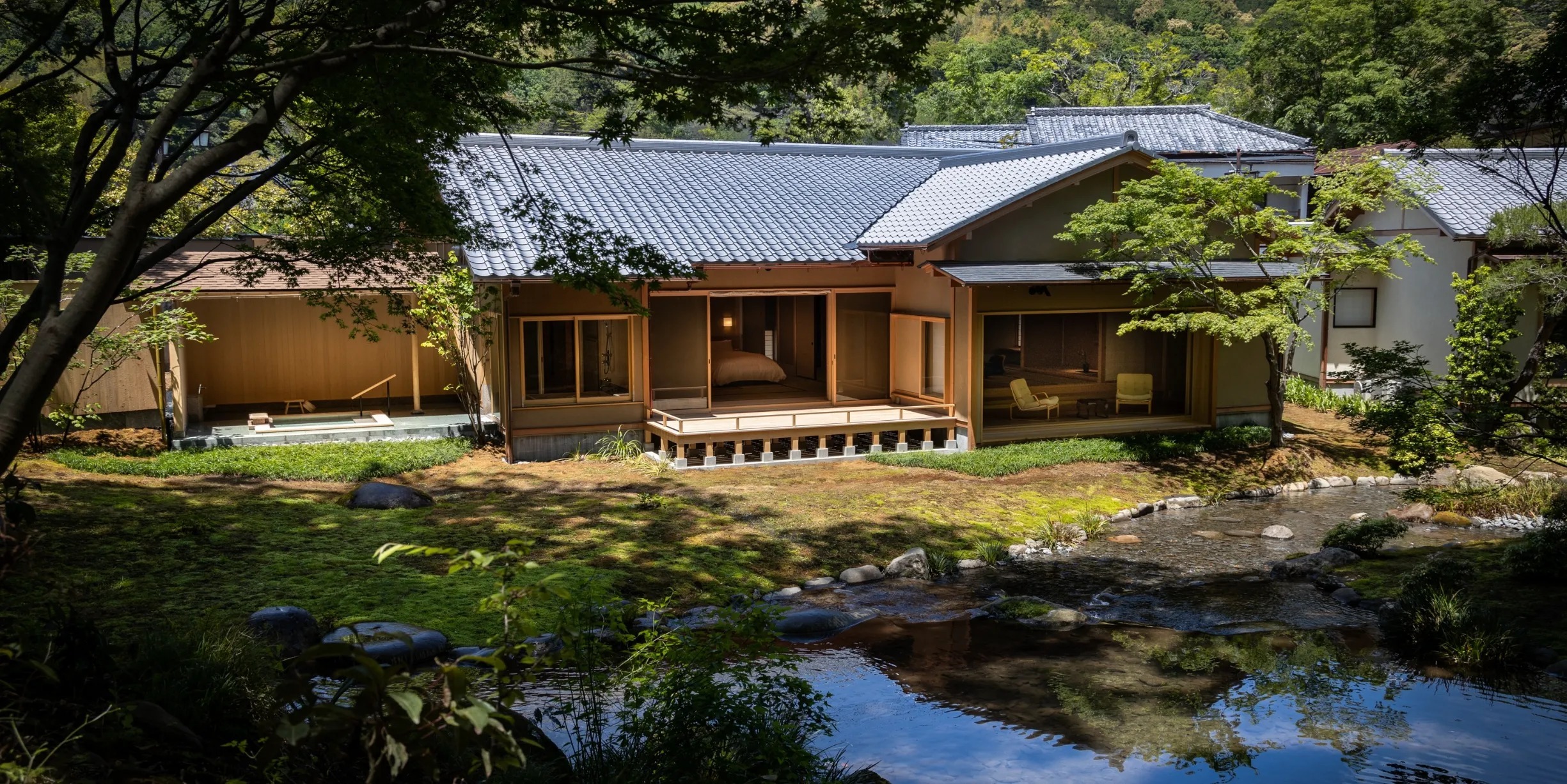 Aussenansicht des Asaba Ryokan