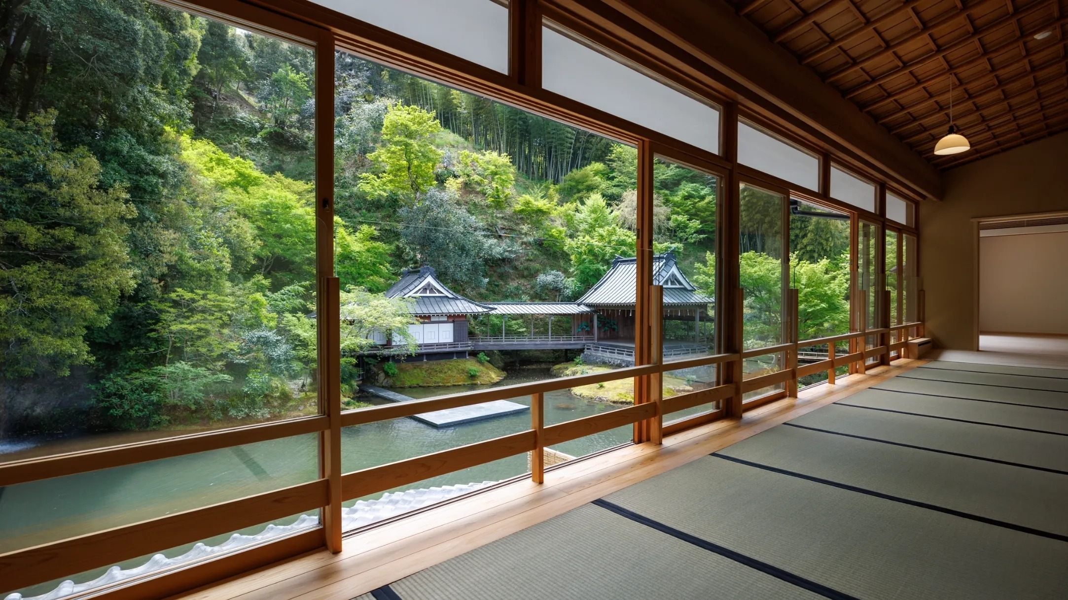 Terrasse im Asaba Ryokan