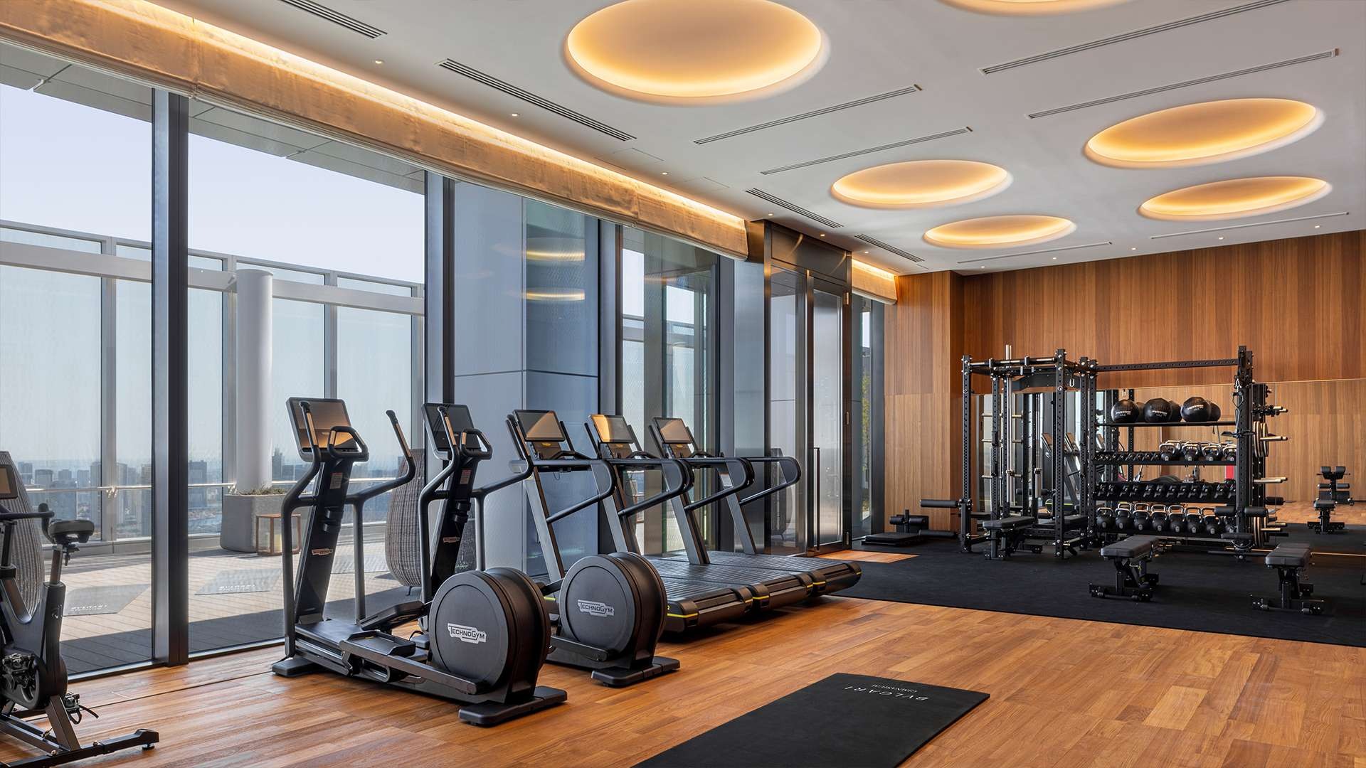 Gym in Bulgari Tokyo