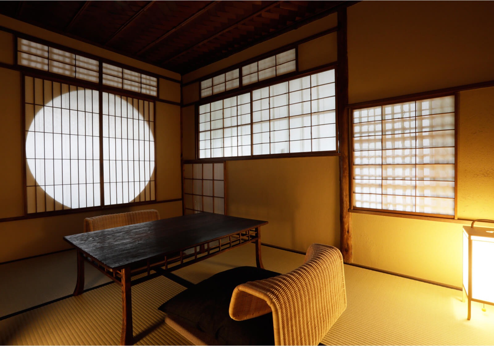 Schreibtisch einer Suite im Sowaka Kyoto