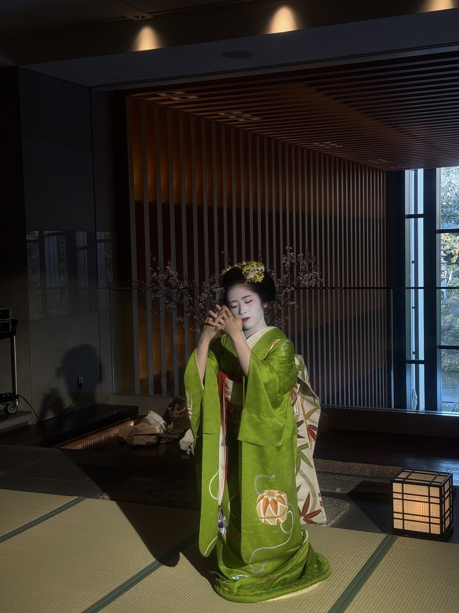 Four Seasons Kyoto Maiko Vorführung im Hotel
