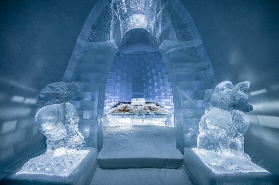 Icehotel Schweden Familienluxusreisen TheFamilyProject Eis Suite