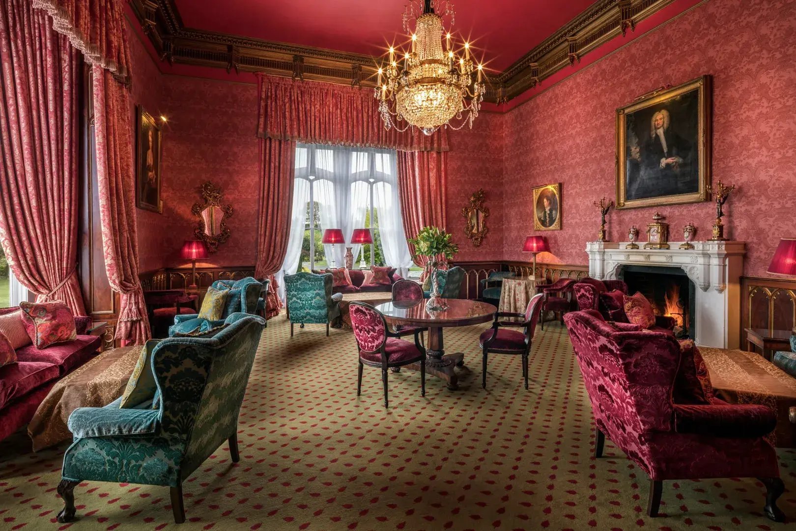 dromoland castle clare irland lobby hochwertig edel familiengerecht