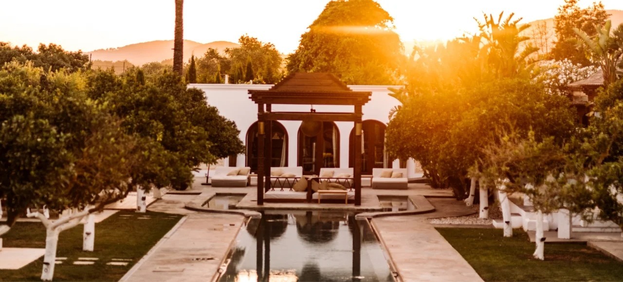 Sonnenuntergang über dem Atzaro