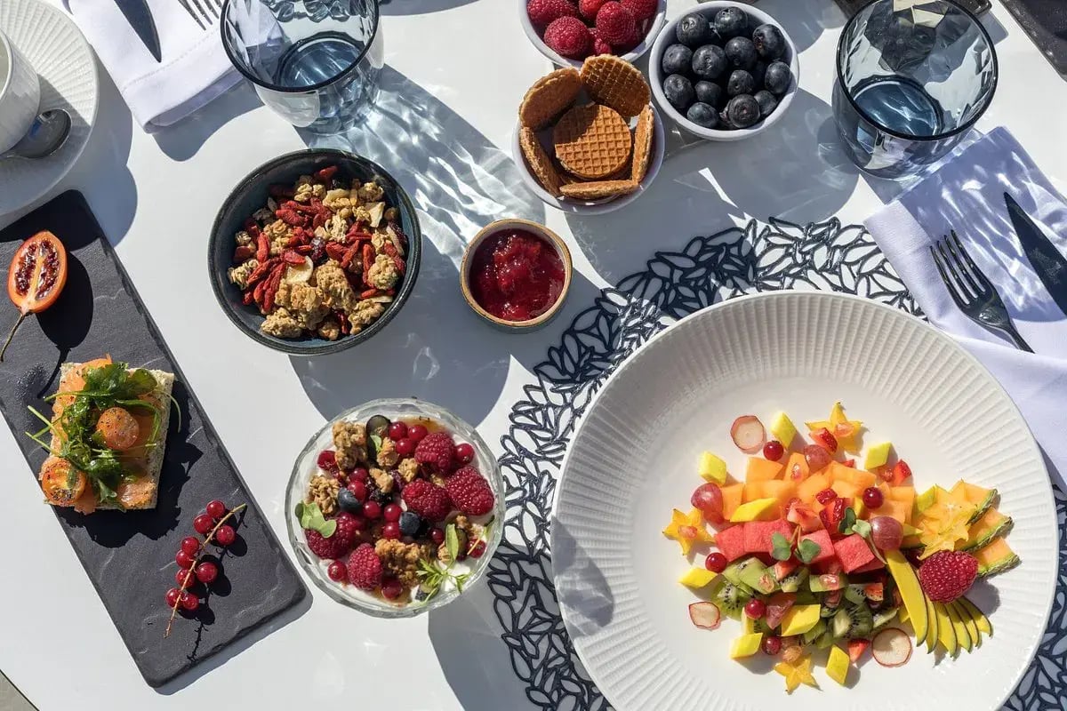 royal hideaway corales suites breakfast