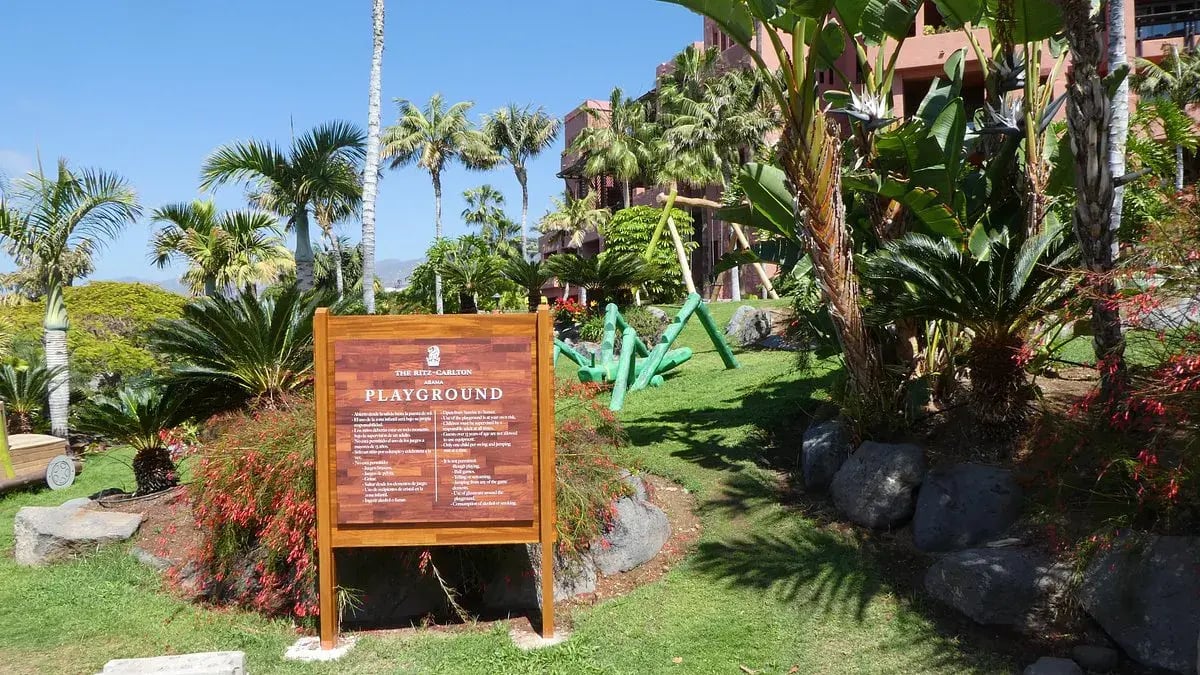 ritz carlton abama playground