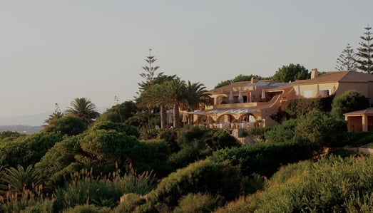 Blick auf die Vila Joya