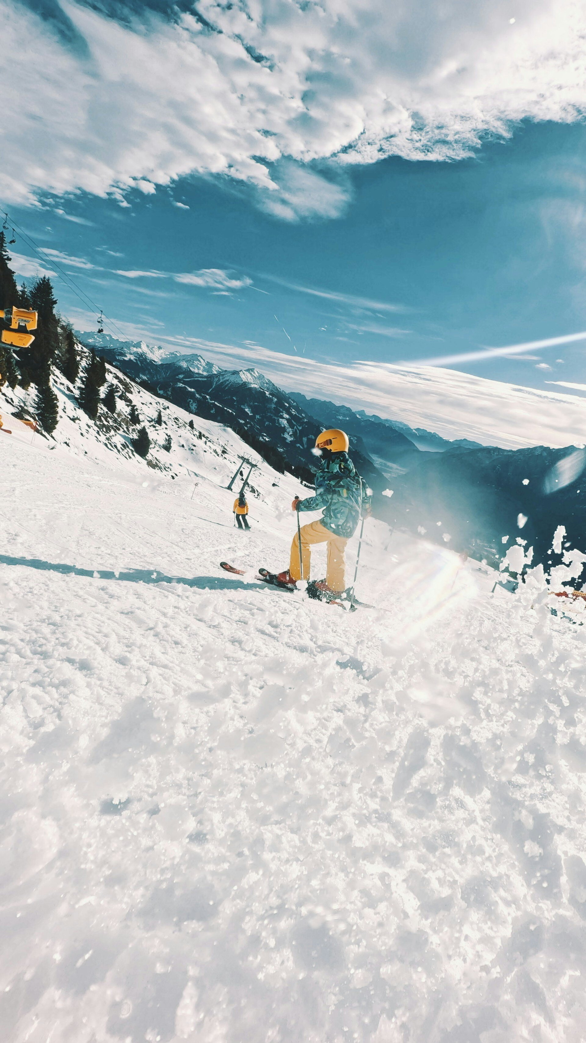 Aurelio-Lech-Familienluxusreisen Kind fährt Ski
