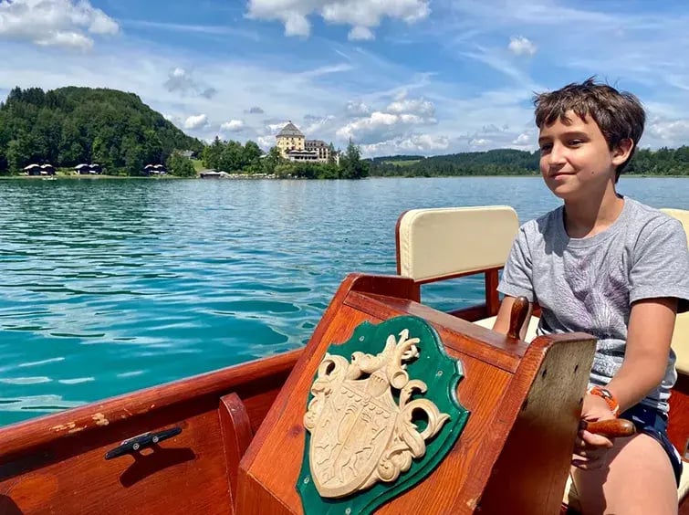 schloss fuschl resort spa salzburg osterreich privatbilder bootfahren see