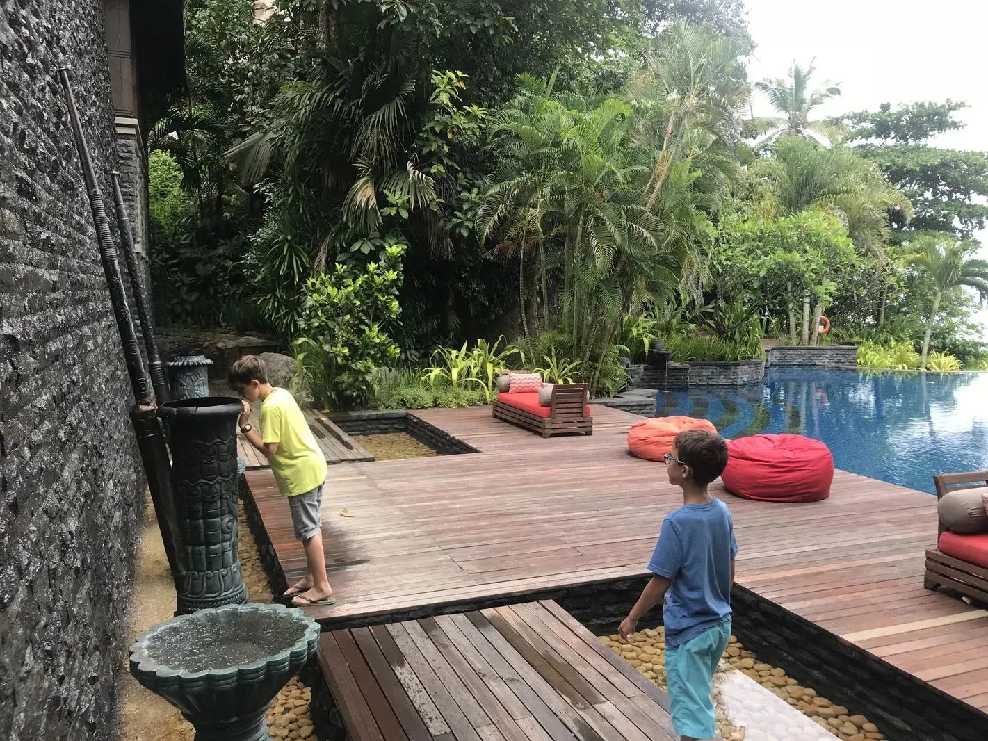 anantara maia seychelles privatbilder pool kinder