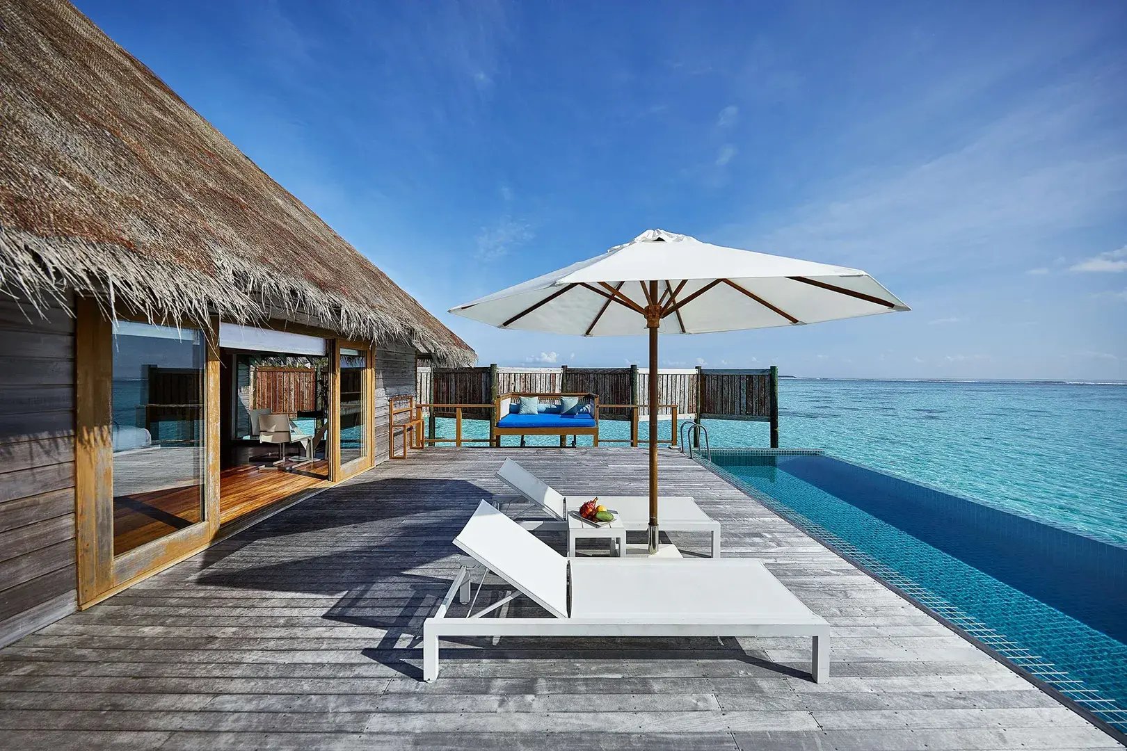 conrad maldives rangali island poo wasser villa familiengeeignet erstklassig