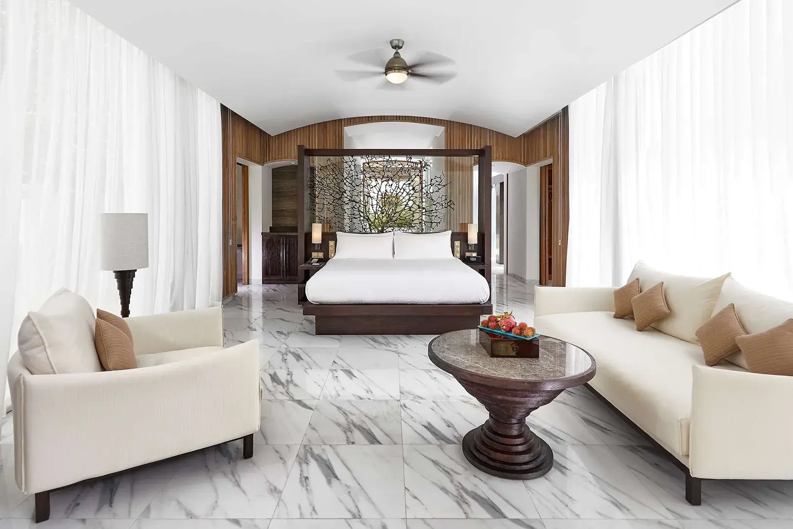 conrad maldives rangali island wohn schlafbereich familienkomfort exklusiv luxurios