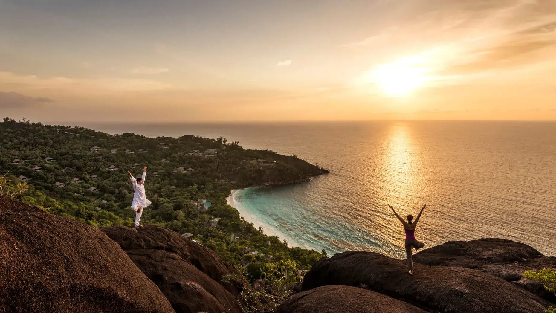 four seasons seychelles petite anse mahe yoga sport aktivitaten exklusiv familienfreundlich