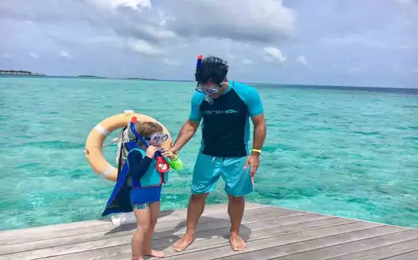st regis mauritius snorkeling little voyager