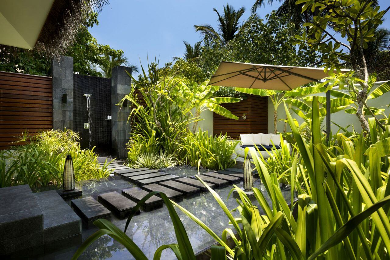 One Bedroom Beach Pavilion with Pool Außendusche