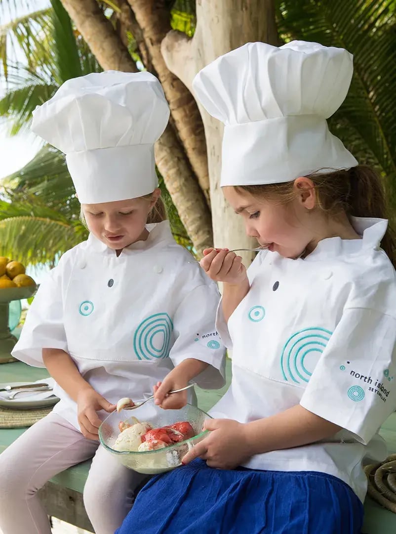 north island seychellen children chef lessons kids club kinderbetreuung exklusiv
