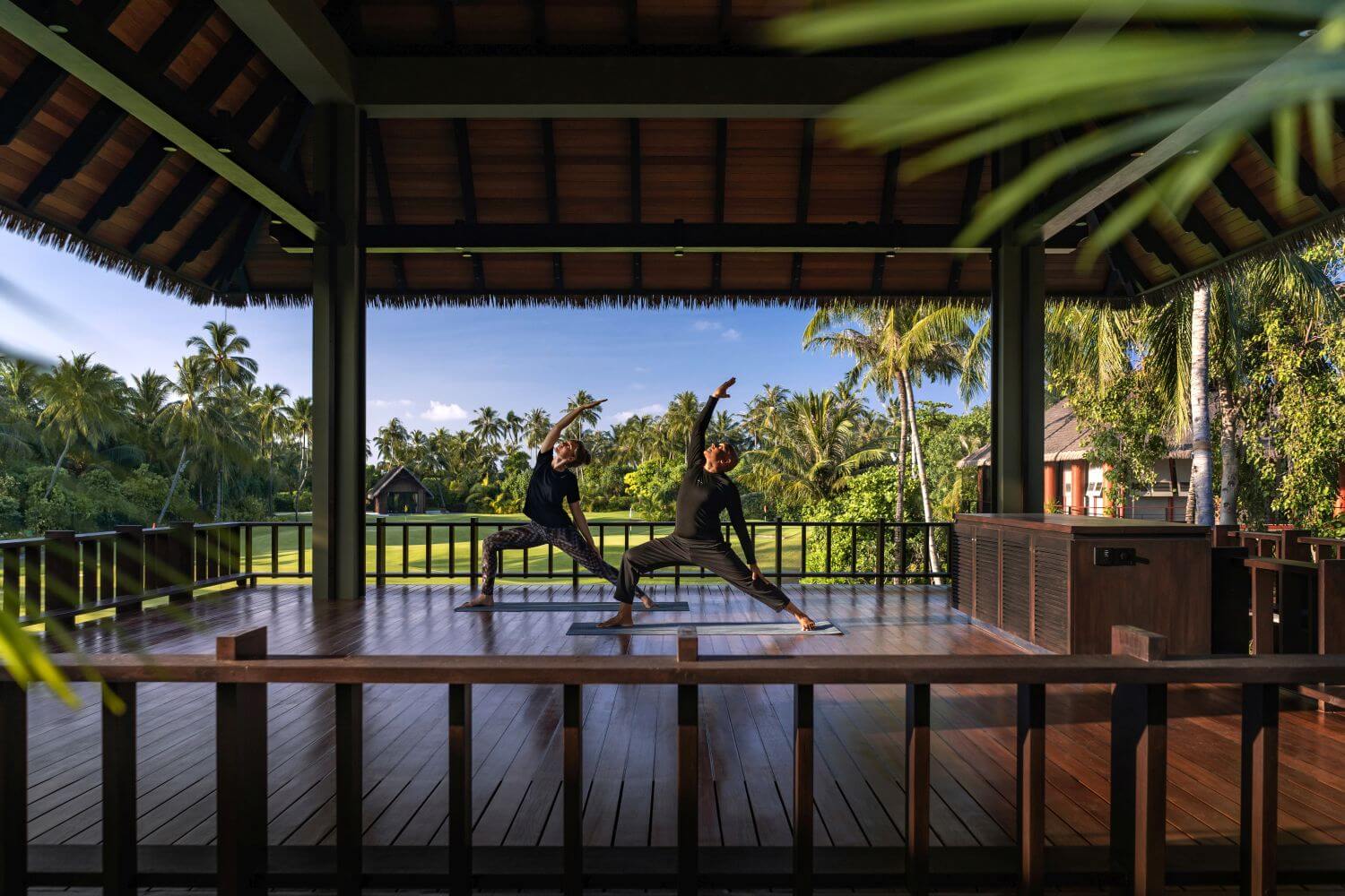 velaa private island maldives yoga pavilion