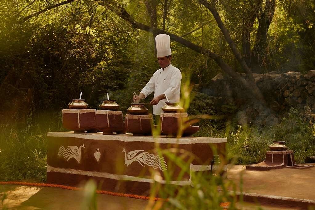 Privates Dinner wird zubereitet