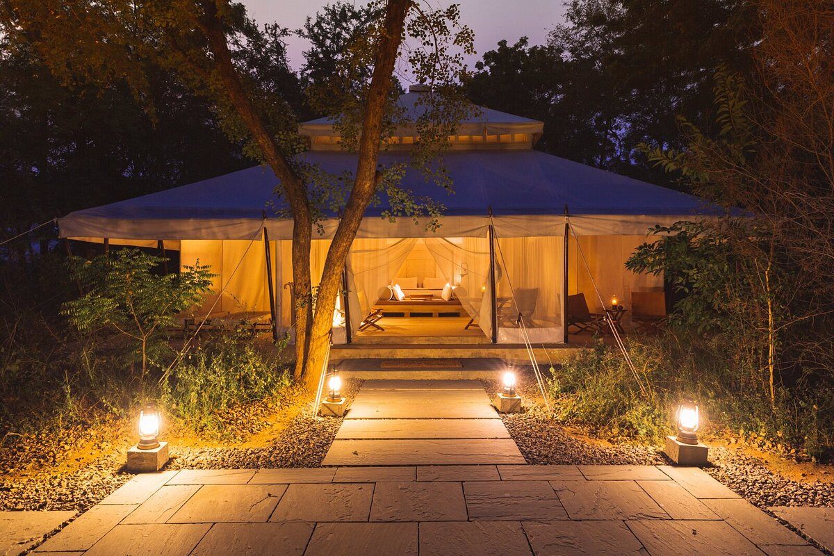 Aman-i-Khas Lounge Tent Exterior
