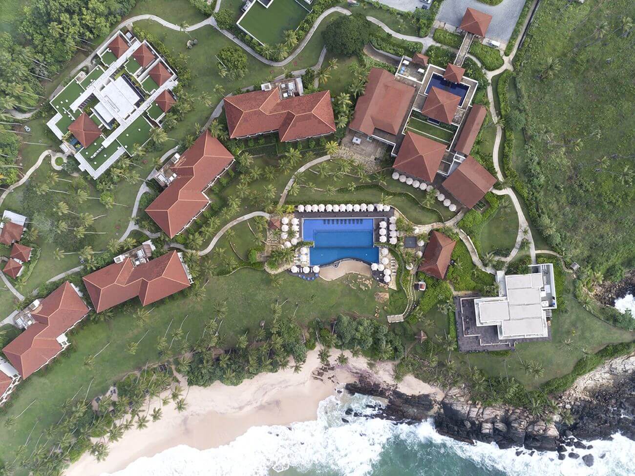 Anantara Peace Haven Tangalle Resort Birds Eye View