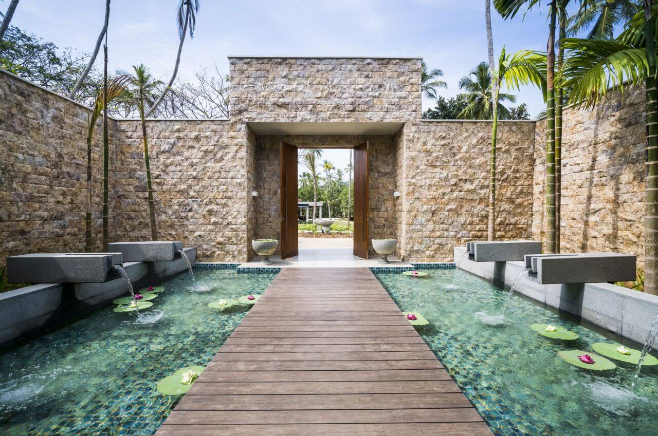 Anantara Peace Haven Tangalle Resort Weg durch das Resort