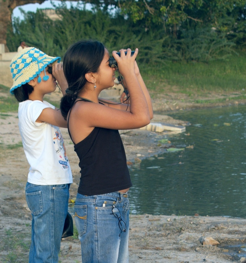 Shahpura Bagh Bird watching Children
