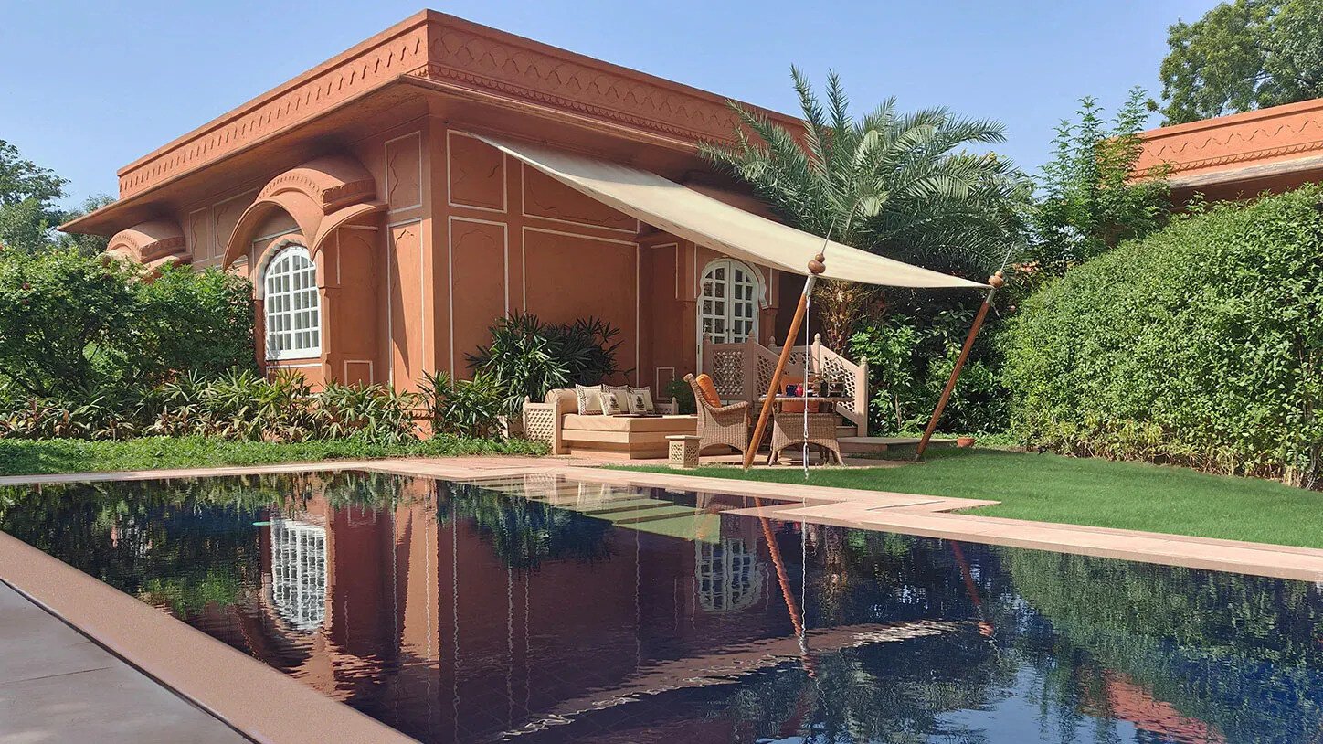 The Oberoi Rajvilas premier garden room with private pool