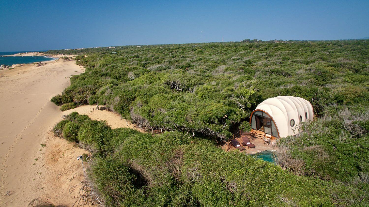 wild coast tented lodge aussenansicht private Tent