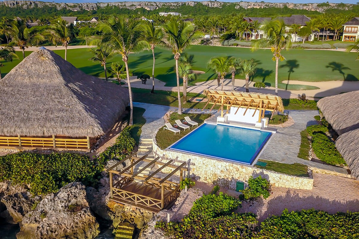 Eden roc at cap cana Ocean Villa Aerial View